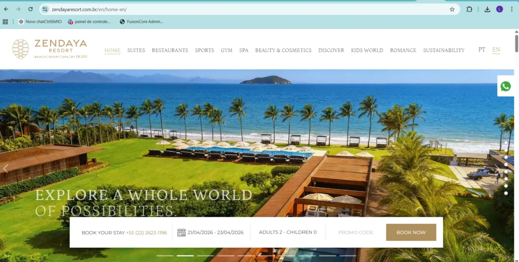 Zendaya Resort featured image