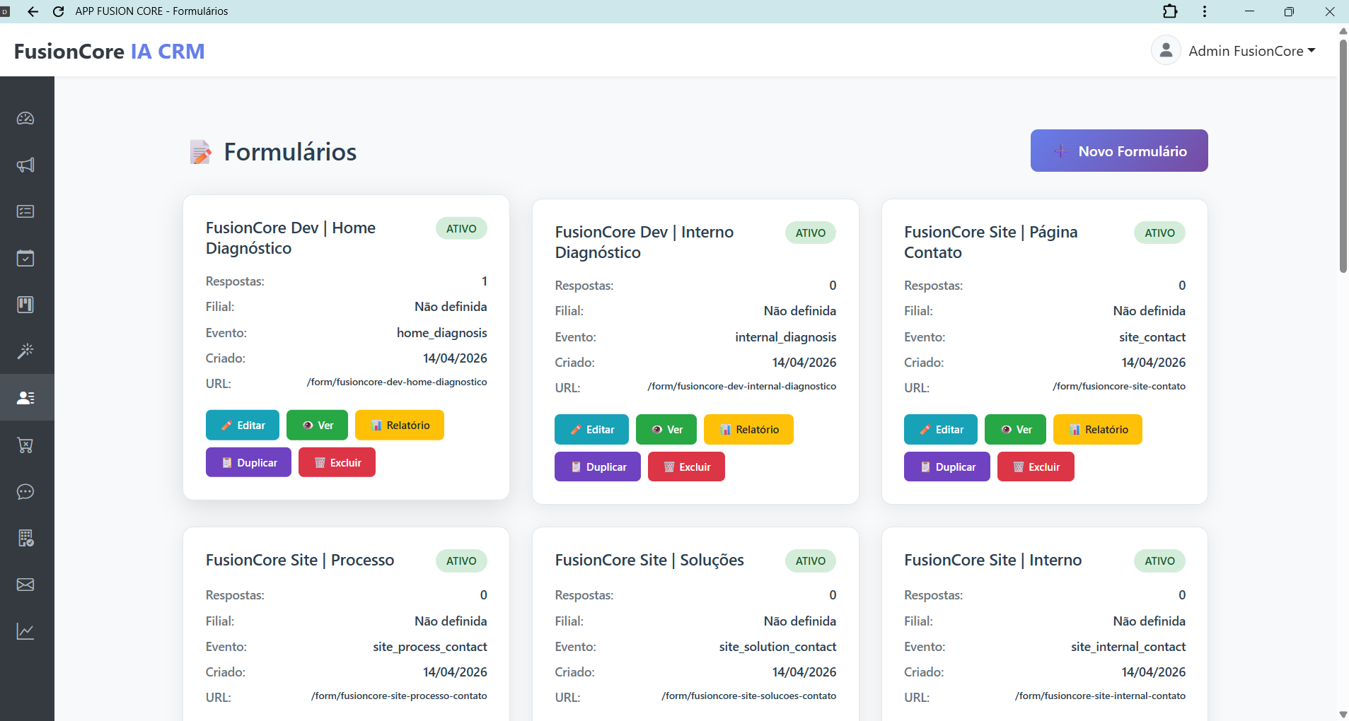 Forms and integrations